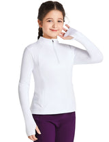 Girls Long Sleeve Shirts Fleece Lined