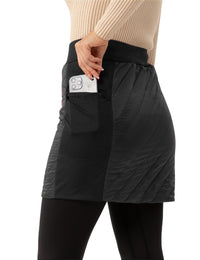 Women Winter Puffer Skirt 18'' Full Side Zipper