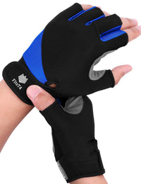 Half Finger Padded Gloves for Water Sports