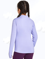 Girls Long Sleeve Shirts Fleece Lined