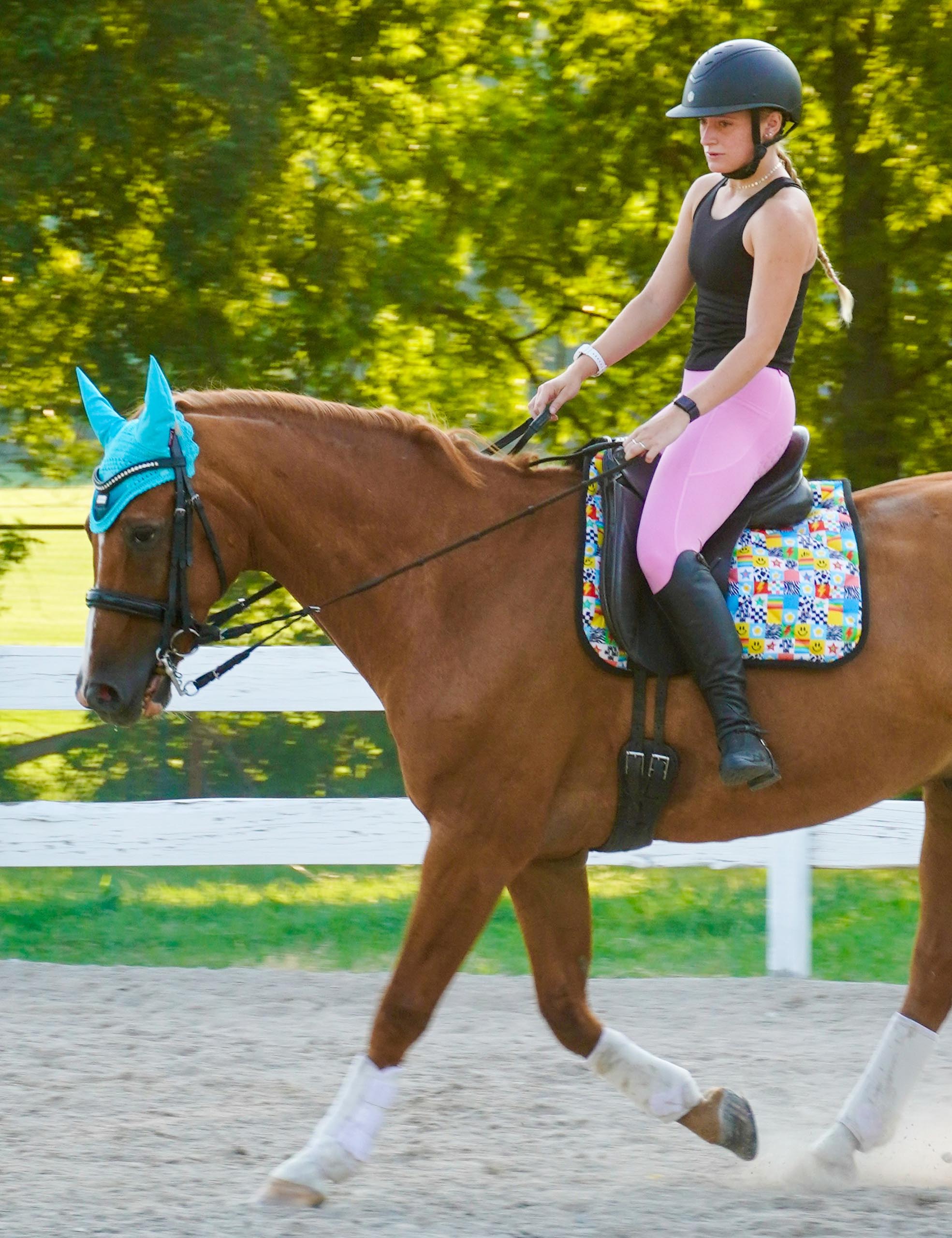 Mallas de equitación con asiento completo para mujer, mallas ecuestres con agarre de silicona activo