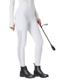 Women Knee Patch Breeches with Mesh