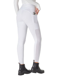 Women Knee Patch Breeches with Mesh