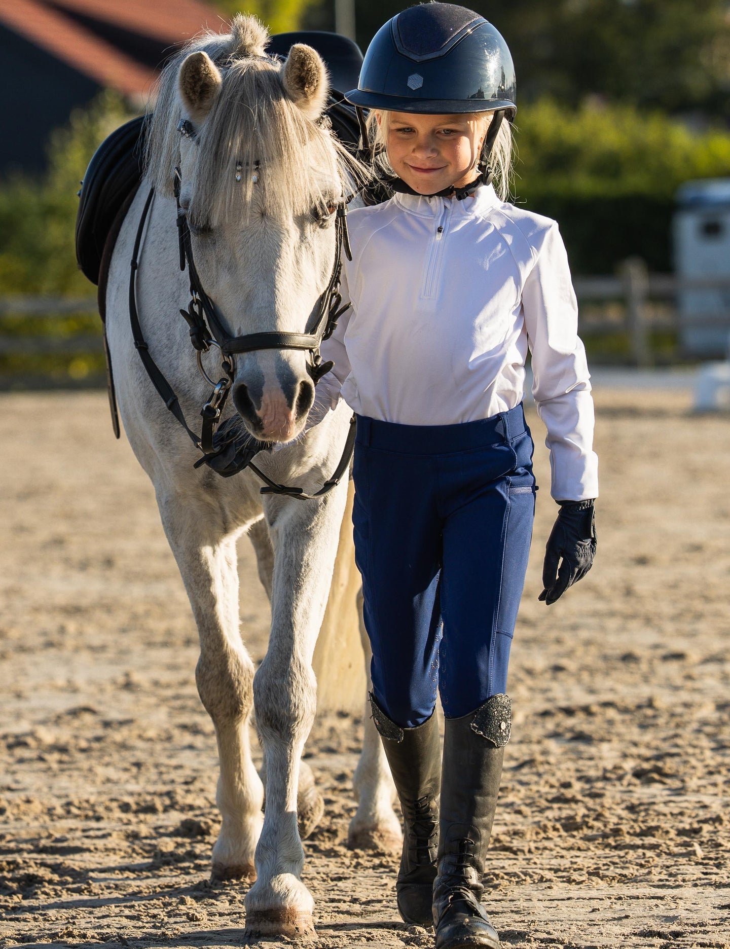 Girls Full Seat Breeches Fleece Lined